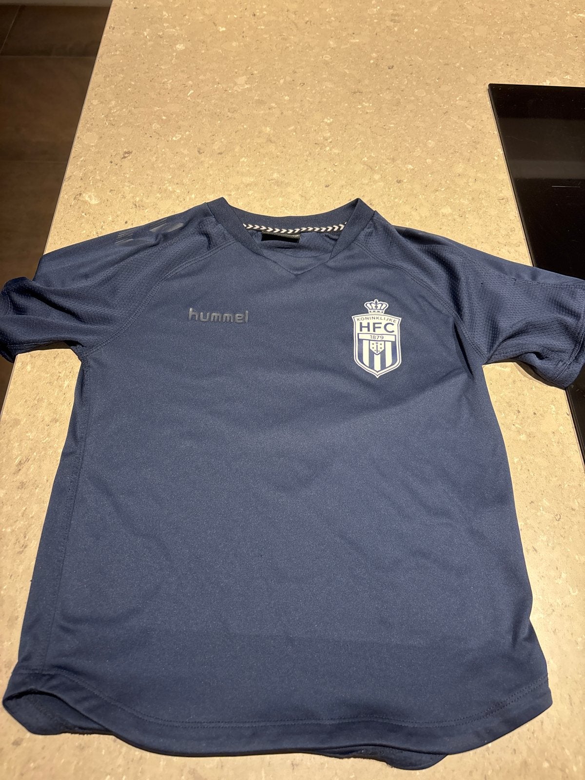 Hummel HFC Haarlem voetbalshirt maat 140, Ophalen of Verzenden, Gebruikt, Jongen of Meisje, Shirt of Longsleeve