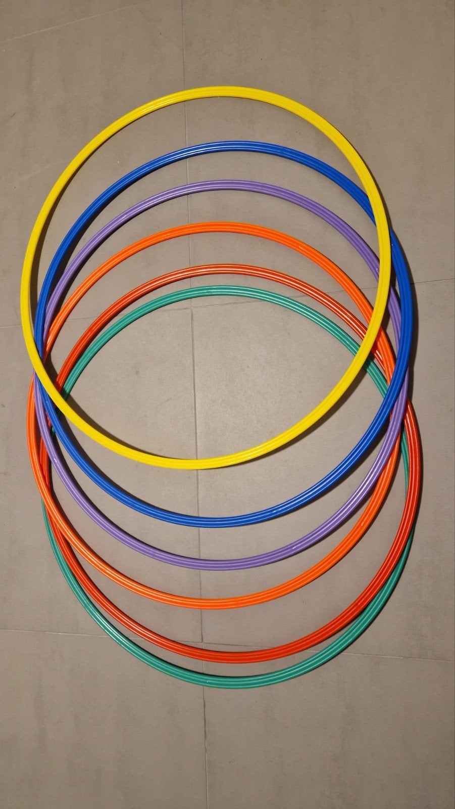 Hoepelset van 6 hoepels - Diameter 60cm, Ophalen, Zo goed als nieuw