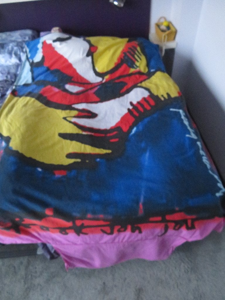 HERMAN BROOD DEKBEDOVERTREK 1 persoons leuk voor aan de muur, Ophalen of Verzenden, Eenpersoons, Dekbedovertrek