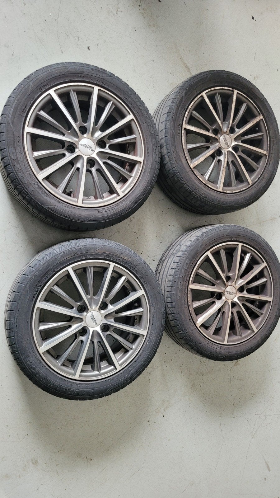 15 incl Lichtmetaalen velgen 4x114.3, Auto-onderdelen, Banden en Velgen, Ophalen, Gebruikt, 15 inch, Personenwagen