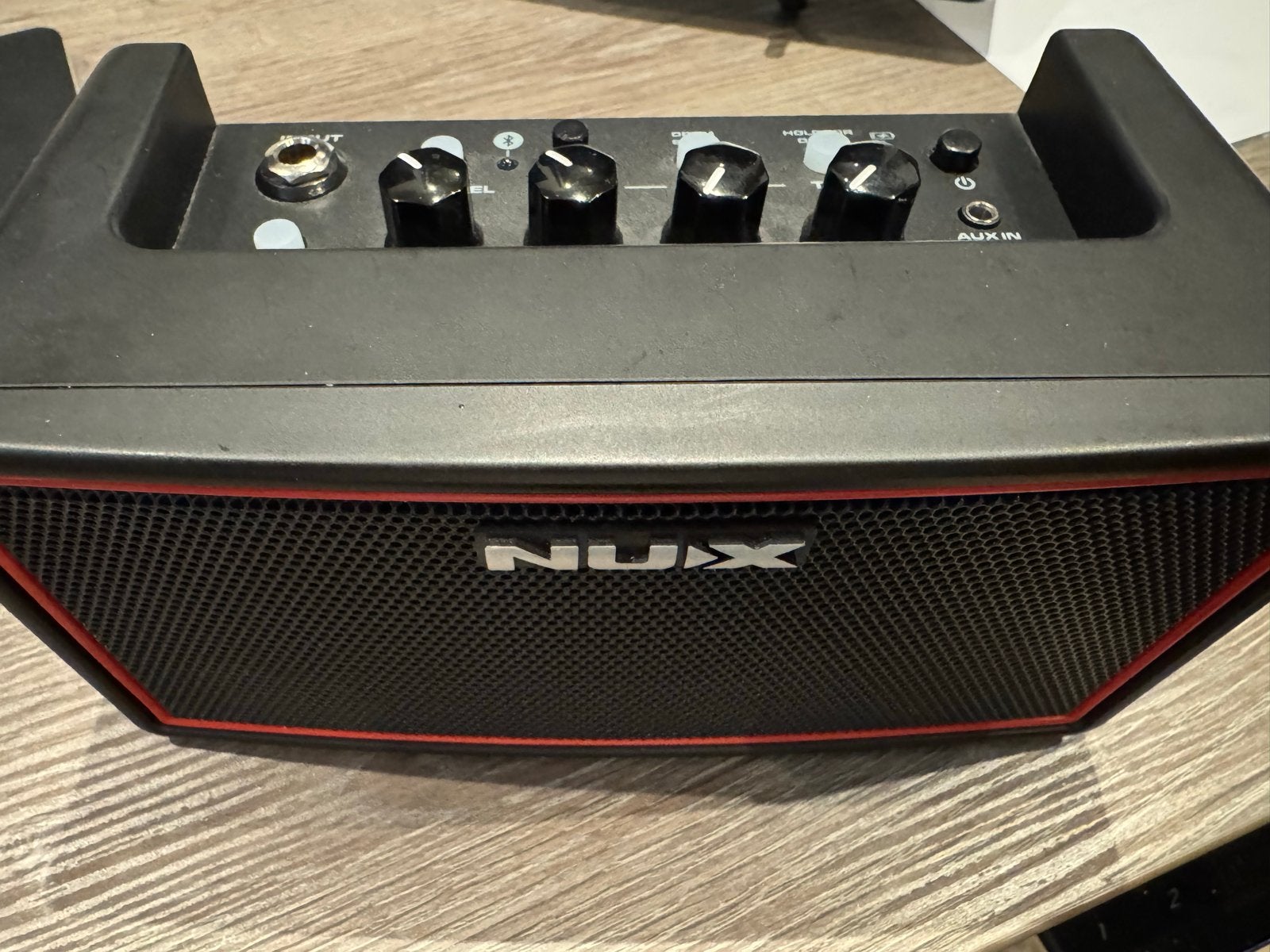 NUX Mighty Air draagbare gitaarversterker met draadloze zend, Ophalen of Verzenden, Zo goed als nieuw, Minder dan 50 watt