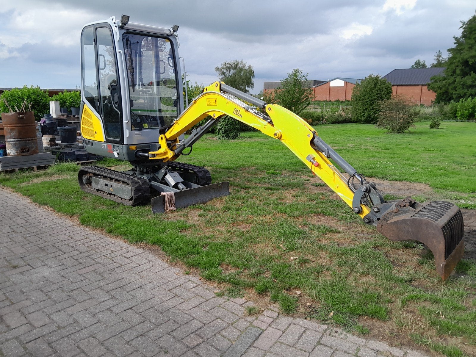 wacker neuson et18 vds 2022, Zakelijke goederen, Ophalen, Graafmachine