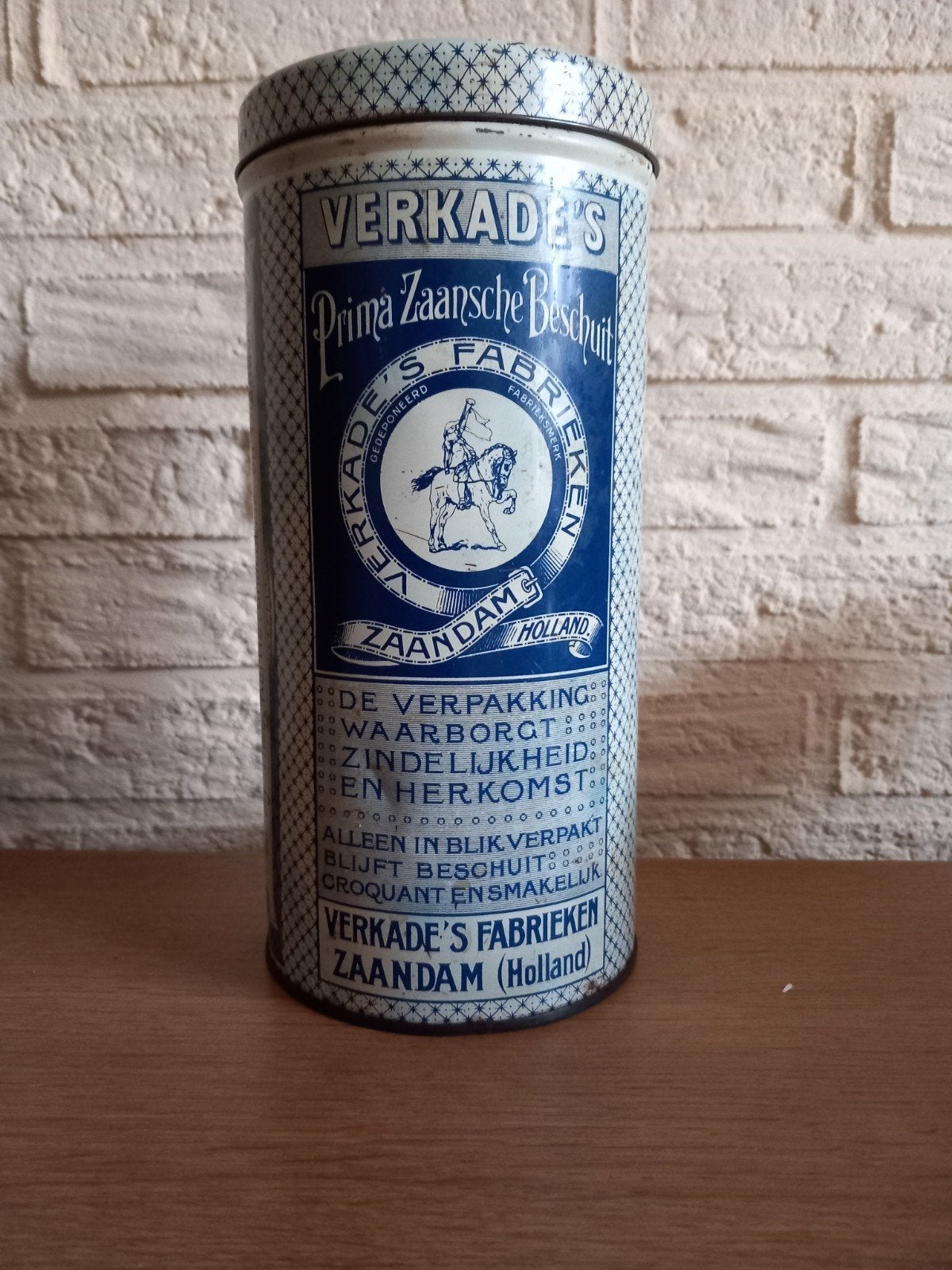 Verkade beschuitblik, Verzamelen, Ophalen of Verzenden, Beschuit, Verkade