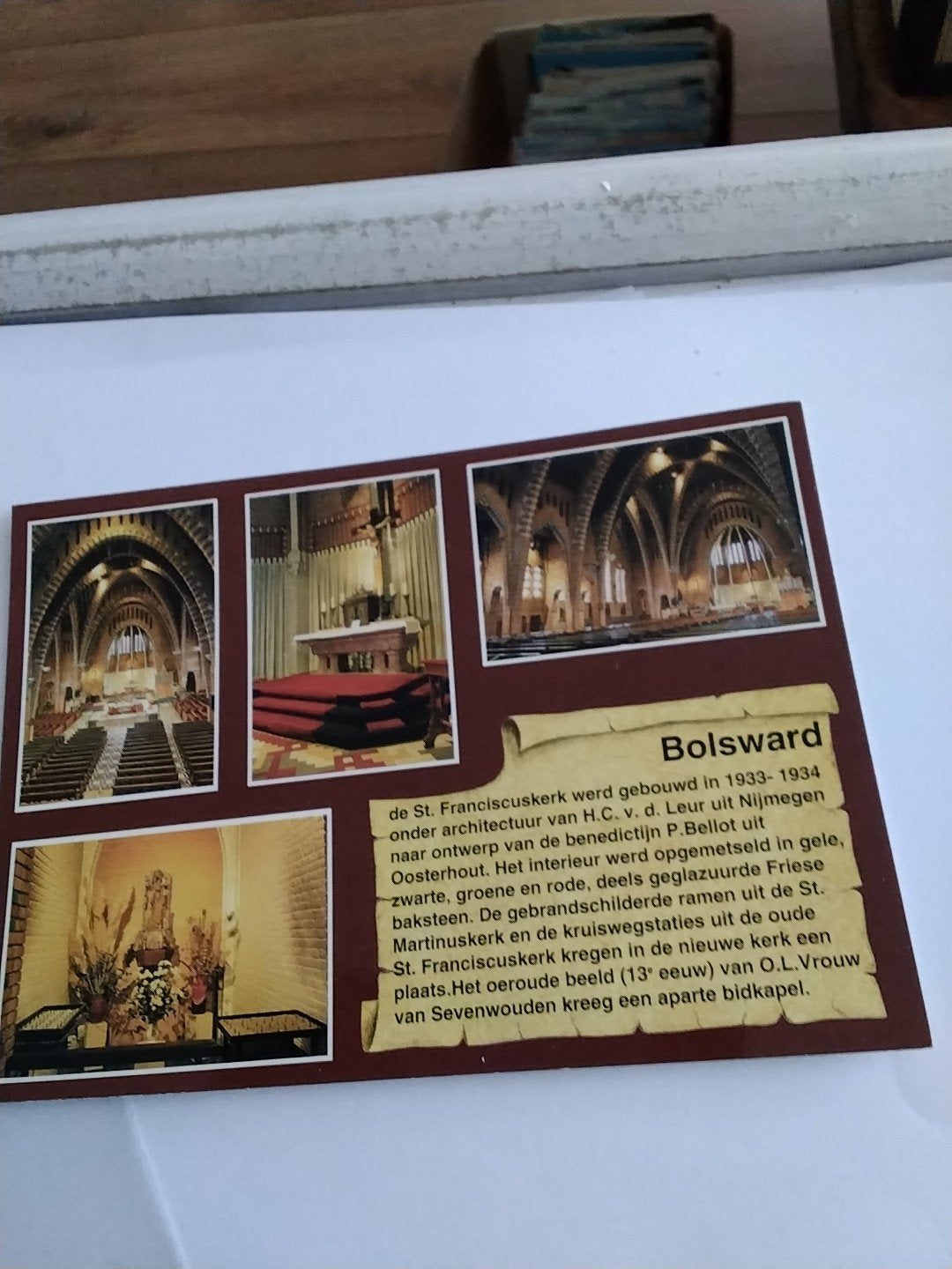 Ansichtkaart Bolsward St. Franciscuskerk - Zeldzaam, Ophalen of Verzenden, 1920 tot 1940, Ongelopen, Friesland