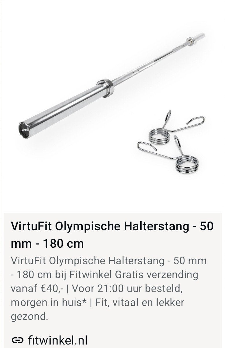 Halterstang, Ophalen, Zo goed als nieuw