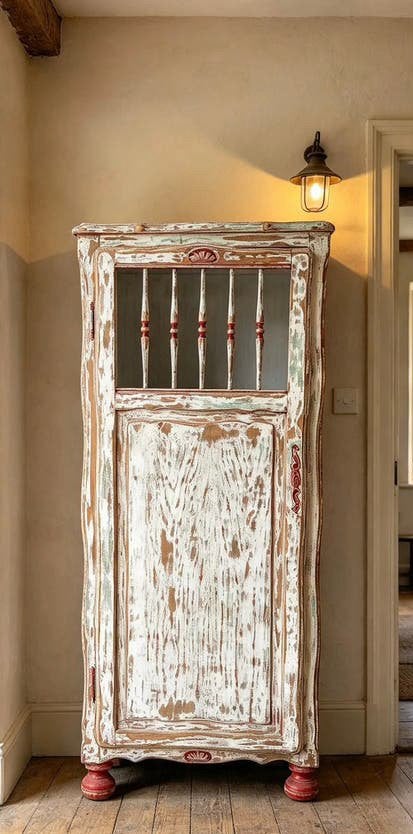 *Unieke Vintage Retro Kast* Old wood truckwood*, Ophalen, 25 tot 50 cm