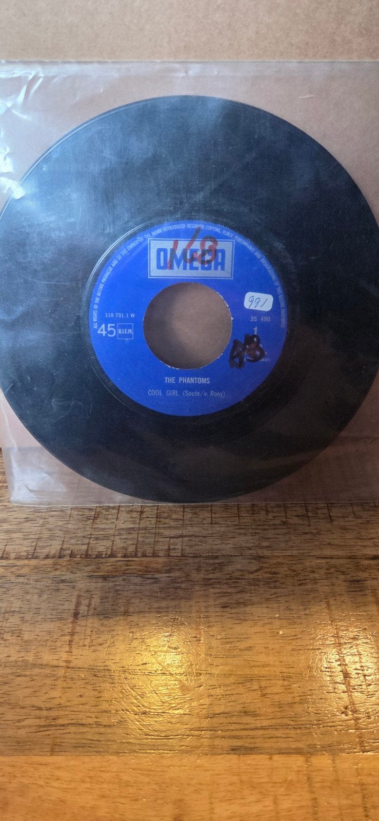 The Phantoms - Cool Girl / Little Ways (Single), Gebruikt, 7 inch, Single, Ophalen of Verzenden