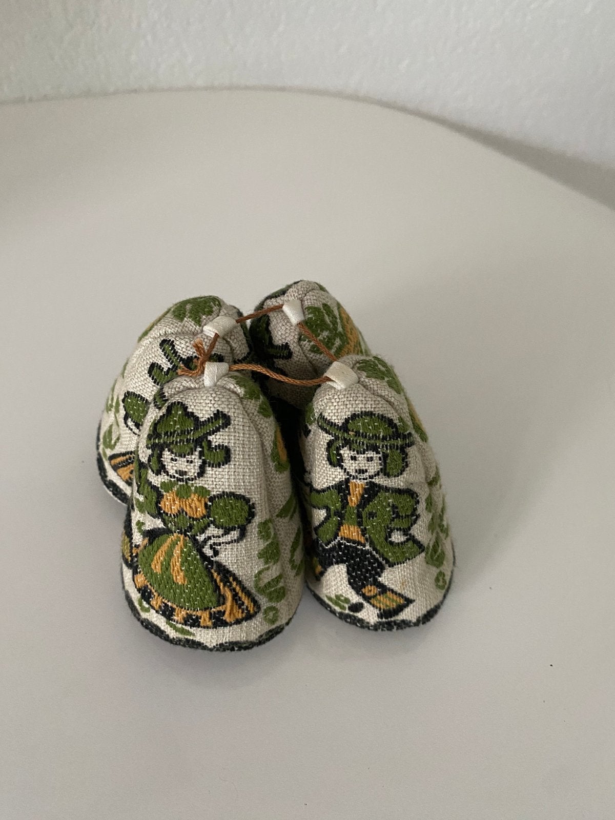 Vintage Folklore eierdopjes/eier warm houders,stof, set, Ophalen, Zo goed als nieuw