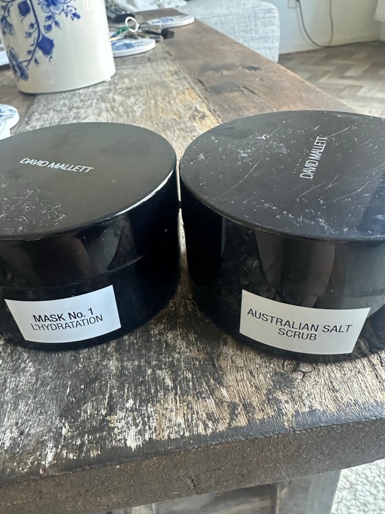 David Mallett Mask No. 1 L'Hydratation & Australian Salt Scr, Ophalen of Verzenden, Gebruikt, Overige typen