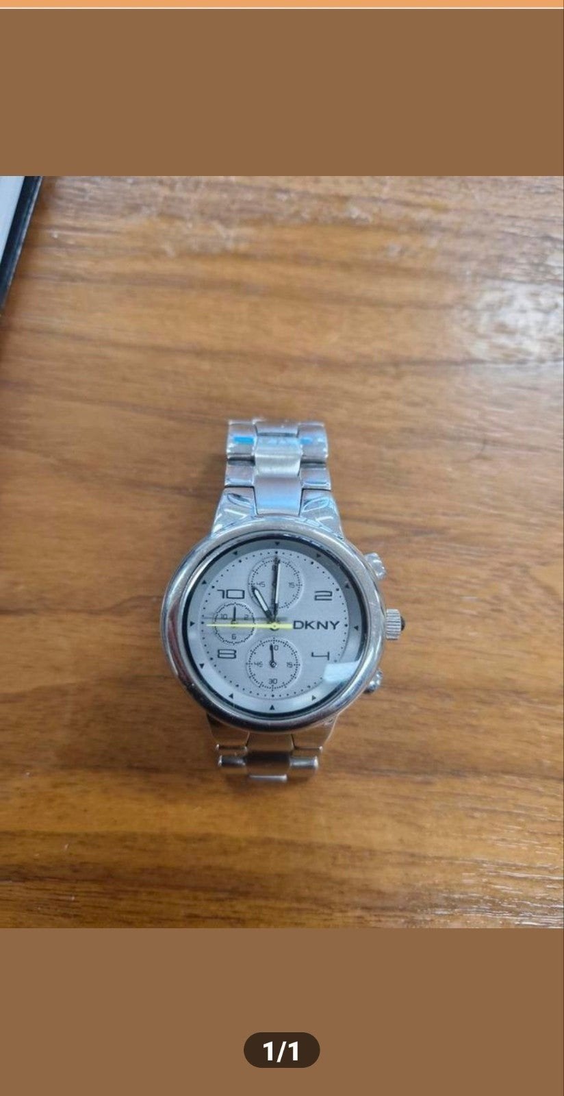 Stijlvol DKNY Polshorloge - Zo goed als nieuw, Sieraden, Tassen en Uiterlijk, Horloges | Dames, Staal, Gebruikt, Staal, DKNY