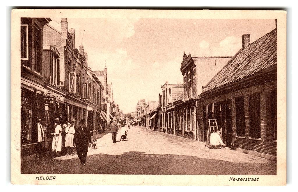 Den Helder, Keizerstraat, Verzenden, 1920 tot 1940, Gelopen, Noord-Holland