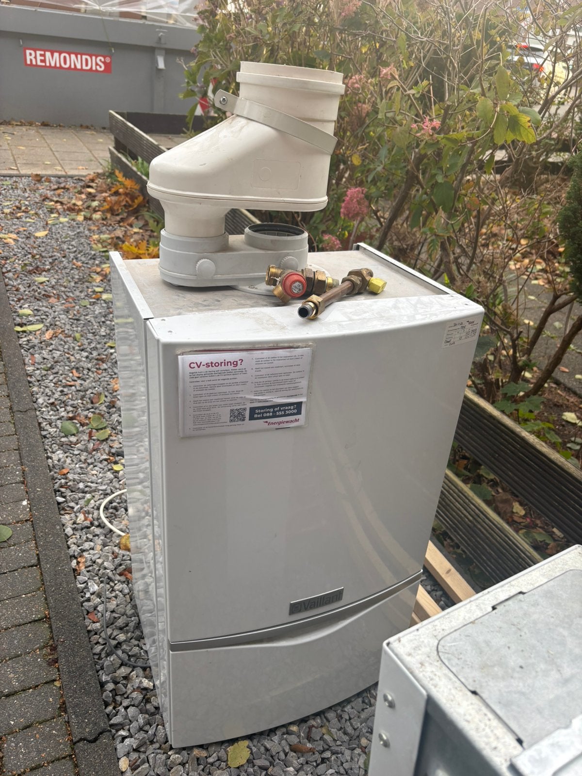 Vaillant hrSOLIDE plus VHR NL 34/3 -5 | R3, Ophalen, 30 tot 80 cm, Gebruikt, Cv-ketel of Combi-ketel