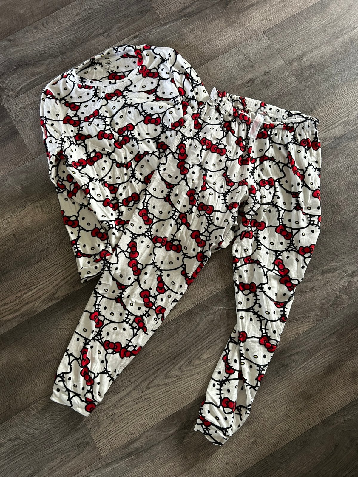 Hello Kitty pyjama wit, maat S, Ophalen of Verzenden, Zo goed als nieuw, Maat 36 (S)