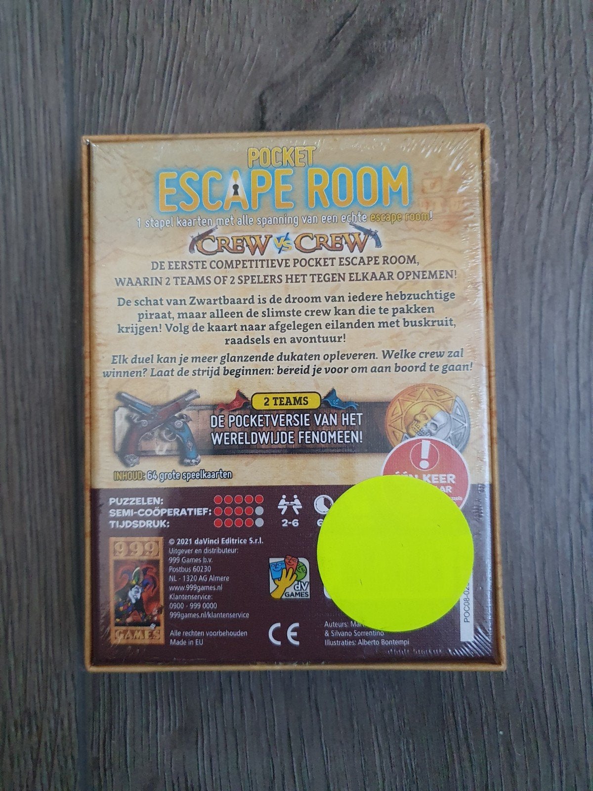 Foto 2 van Pocket Escape Room: Crew vs Crew - Het Pirateneiland (Nieuw)