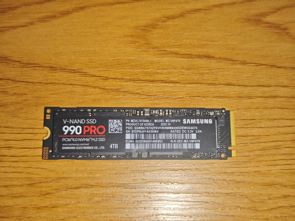 Samsung 990 Pro SSD 4TB PCIe 4.0 - Nieuw 0 draaiuren, Intern, Samsung 990 Pro, SSD, Nieuw