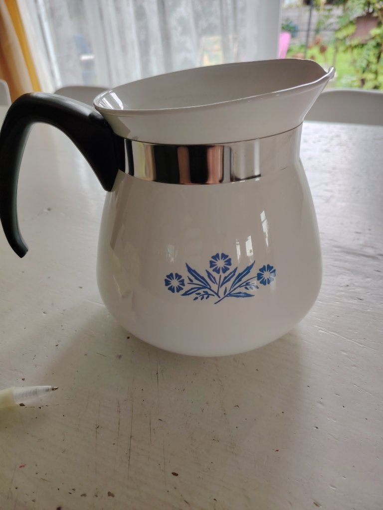corningware theepot blue corflower, Ophalen