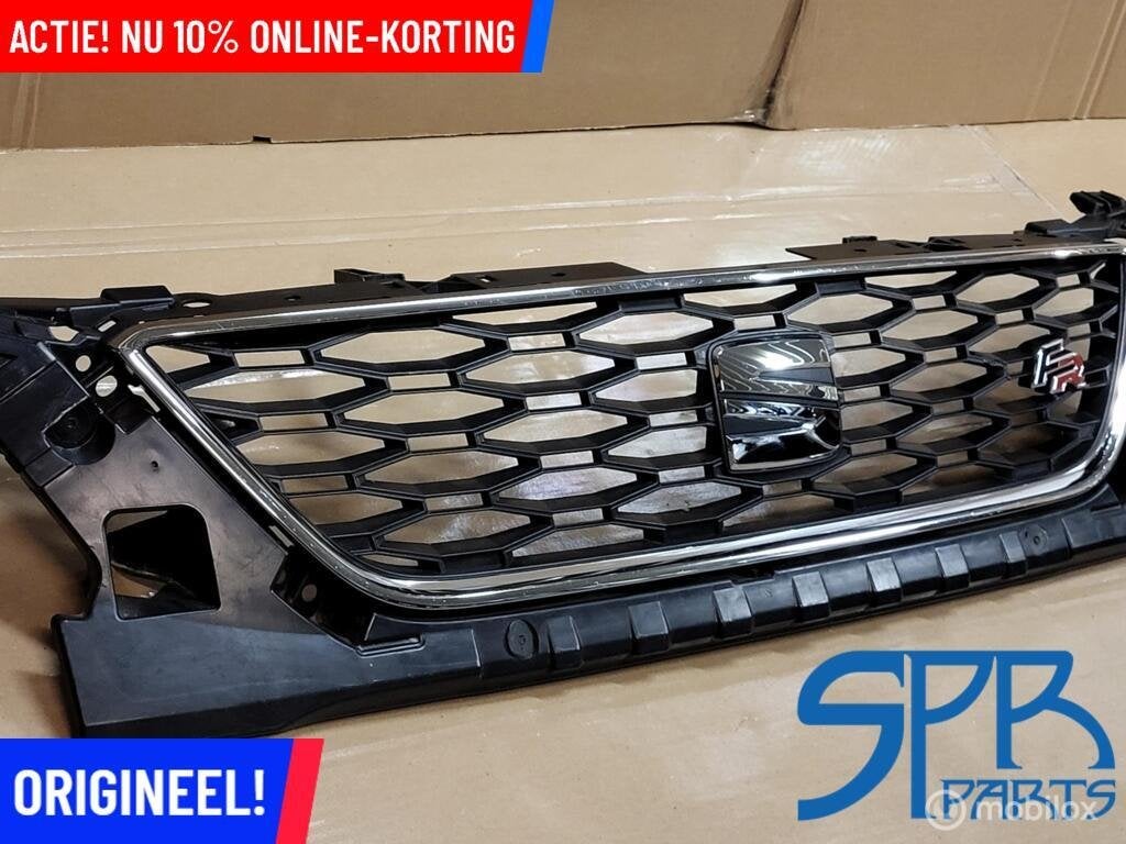 SEAT LEON 5F FR GRILLE GRILL ORIGINEEL LOGO EMBLEEM GEBRUIKT, Auto-onderdelen, SEAT, Gebruikt, Ophalen of Verzenden, Seat