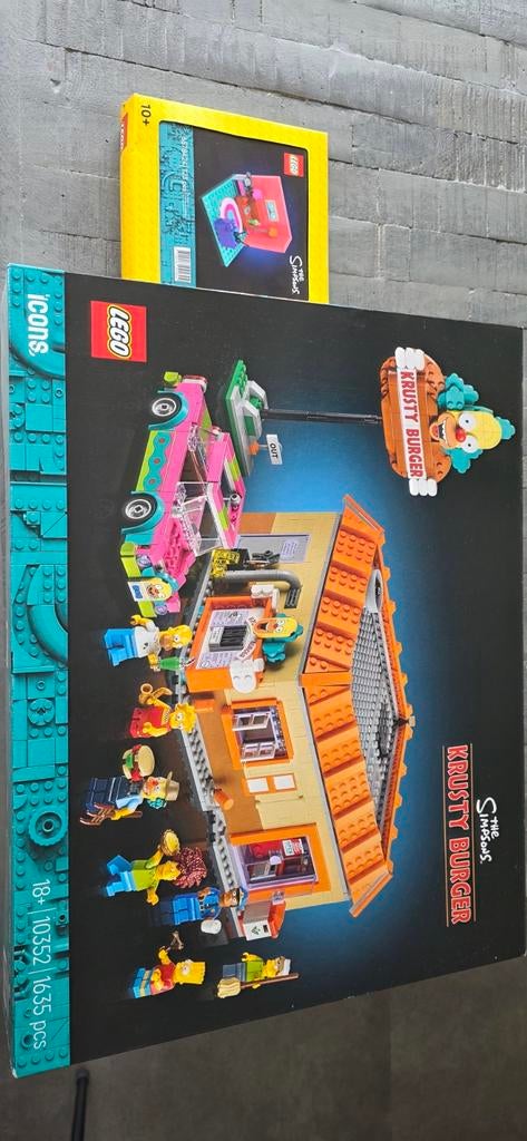 LEGO The Simpsons Krusty Burger Set 10352, Overige thema's, Lego, Nieuw, Ophalen of Verzenden