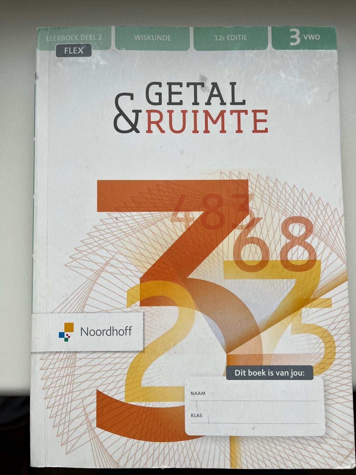 Gezocht: Getal en Ruimte 3 vwo deel 1, Boeken, Ophalen of Verzenden, VWO