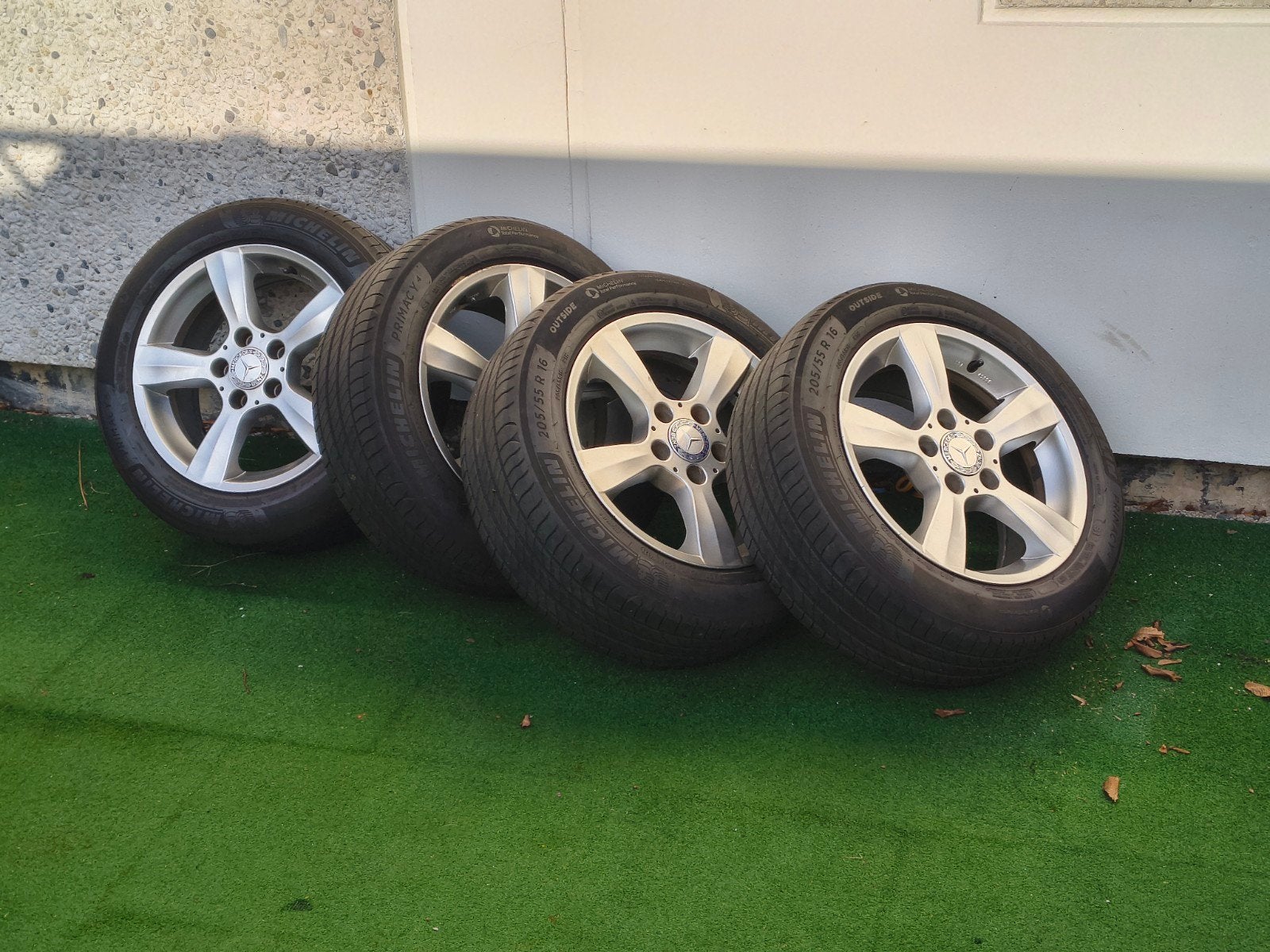 Mercedes W203 Velgen met 205/55 R16 Banden - Goed Profiel, Auto-onderdelen, Ophalen