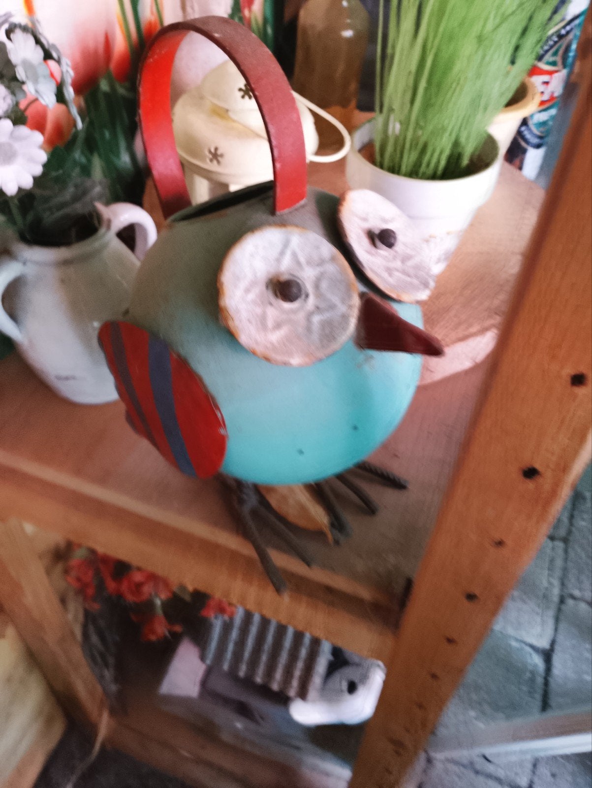 leuke ijzeren vogel, Ophalen
