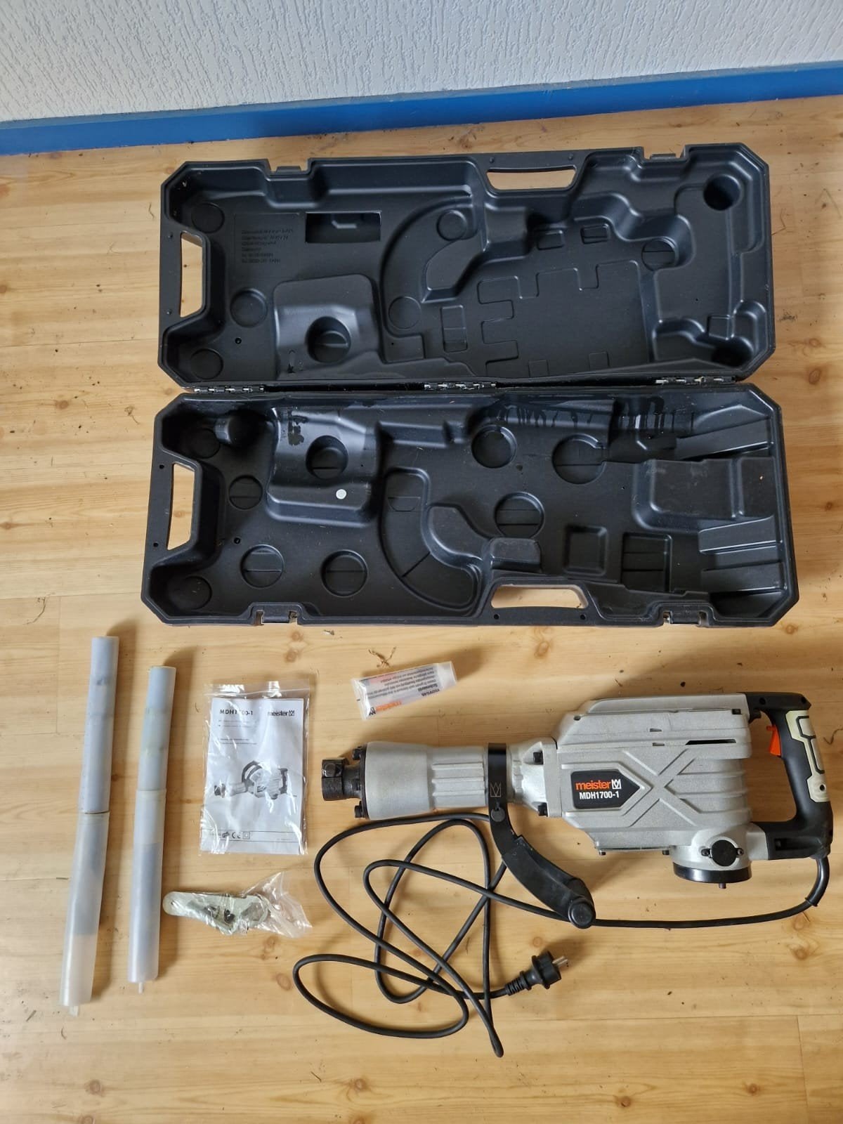 Meister MDH1700-1 Breekhamer - 1700W, 50J, SDS-Hex, Ophalen