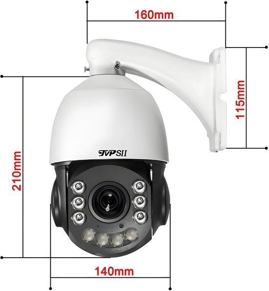 PTZ Beveiligingscamera – Dome Camera – IP Camera, Corvance B.V., Verzenden, Nieuw, Corvancebol@gmail.com