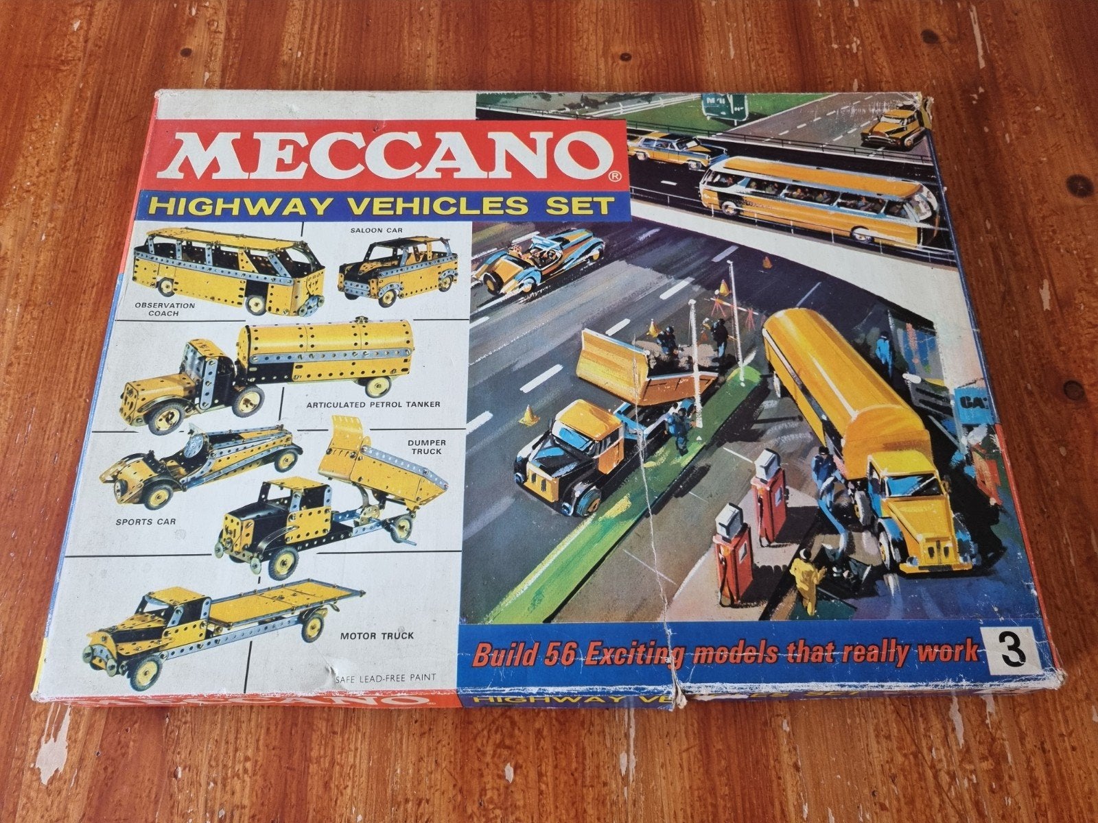 meccano 3 highway vehicles set, Ophalen of Verzenden, Zo goed als nieuw