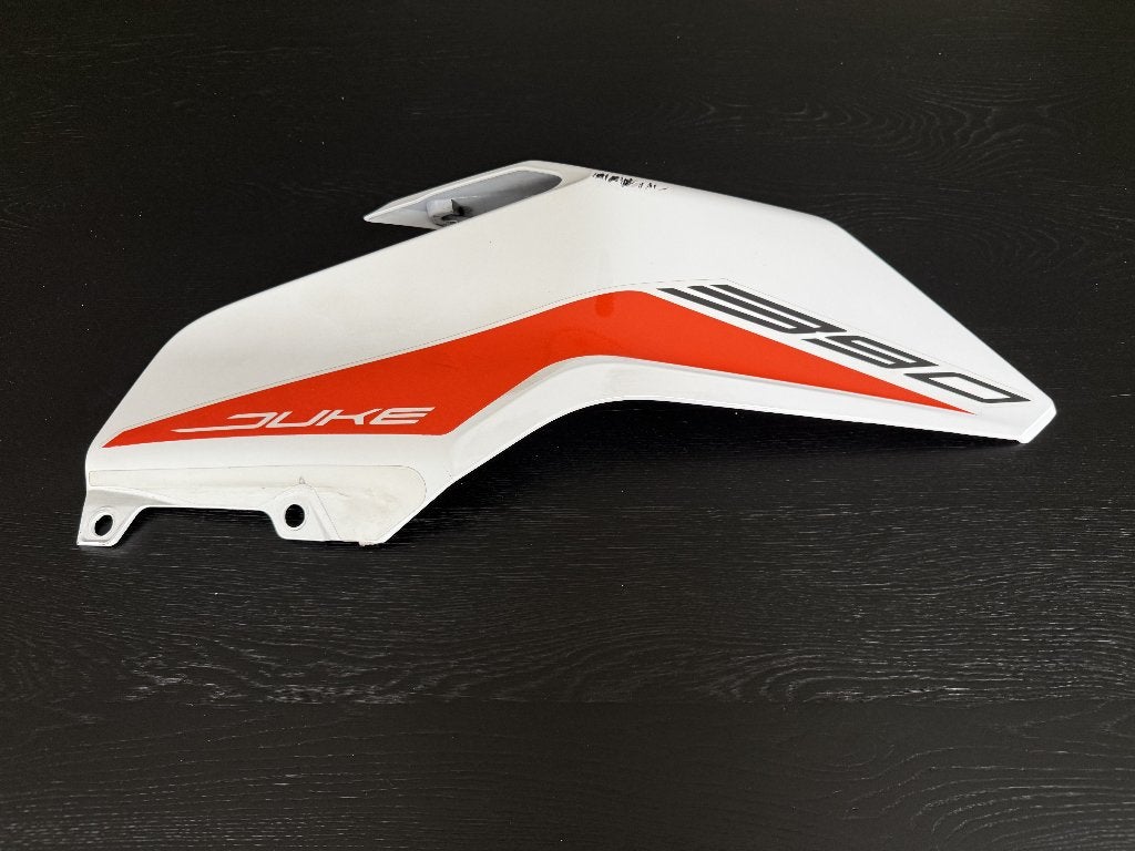 KTM Duke 390 Zijpaneel - Wit/Oranje, Ophalen, Gebruikt