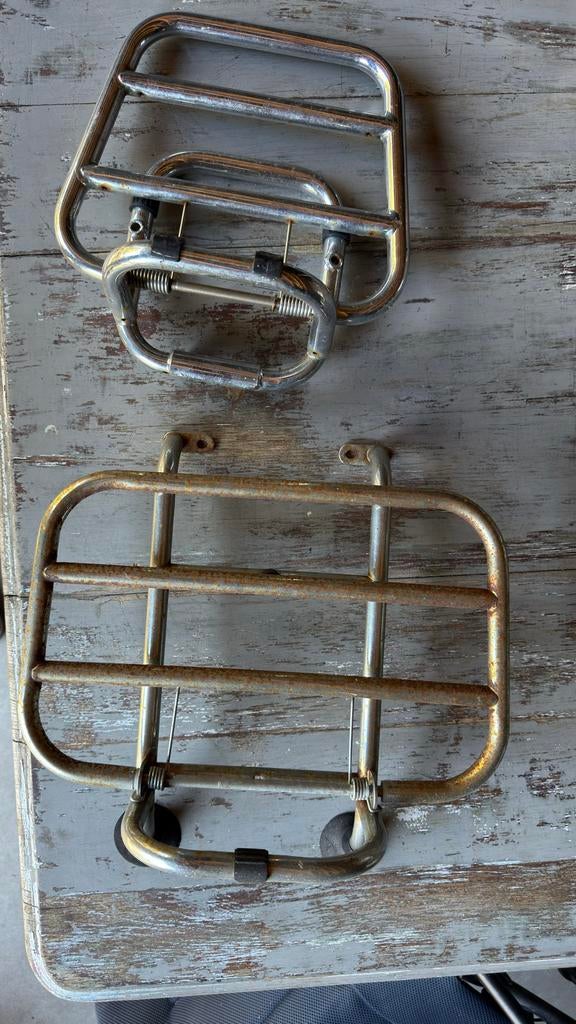 Bagagerekken Vespa, Ophalen, Gebruikt