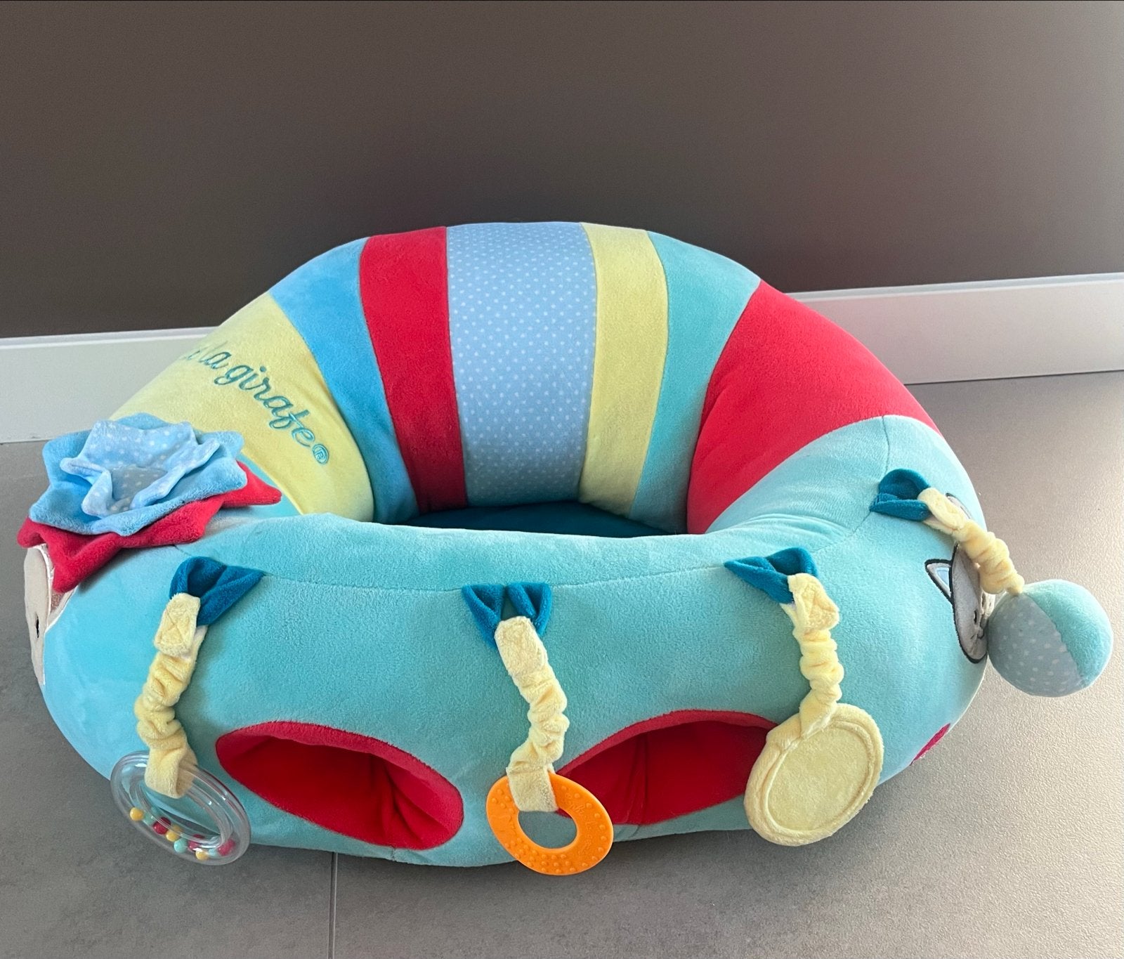 Zachte baby zitring met speeltjes - Sophie de Giraf, Ophalen, Zo goed als nieuw, Overige typen