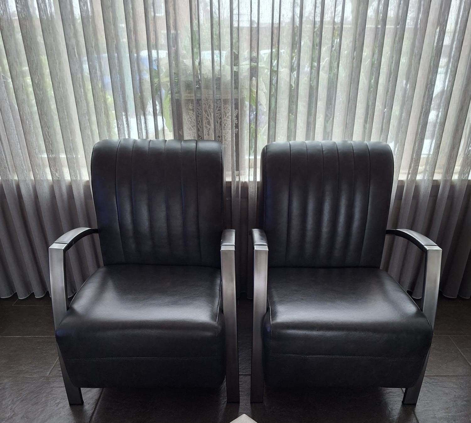 Meubel set 3 fauteuils bank tv meubel en dressoir, Ophalen, Zo goed als nieuw, Modern, Elegant