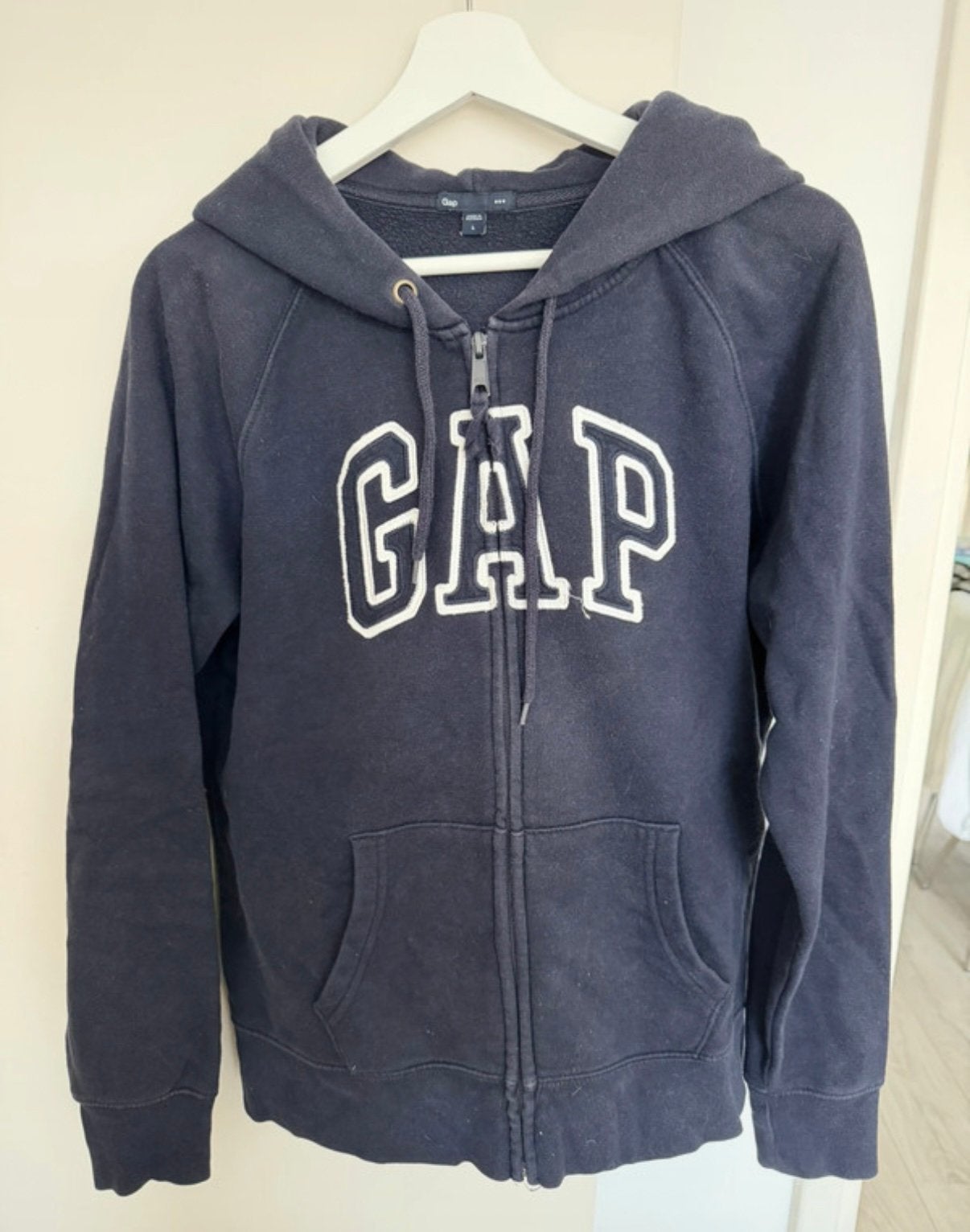 Blauw vest van Gap, maat L, Ophalen of Verzenden, Gedragen, Maat 42/44 (L), Blauw
