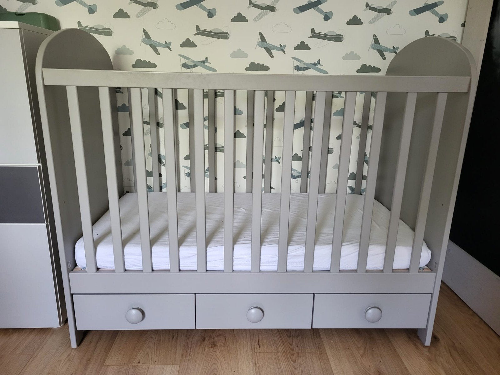 Ikea Gonatt meegroeibed (baby/peuter bed), Kinderen en Baby's, Gebruikt, 70 tot 85 cm, Minder dan 140 cm, Ophalen