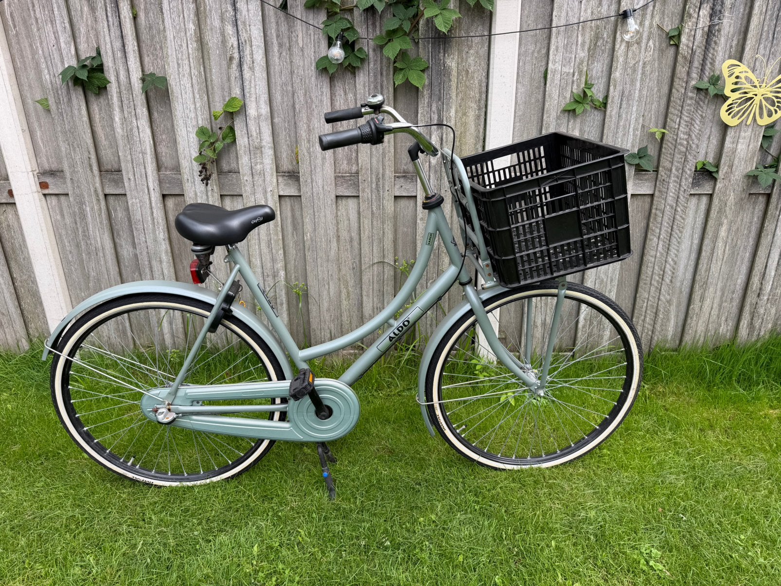 Leuke damesfiets te koop!, Ophalen, Gebruikt, Terugtraprem, Versnellingen