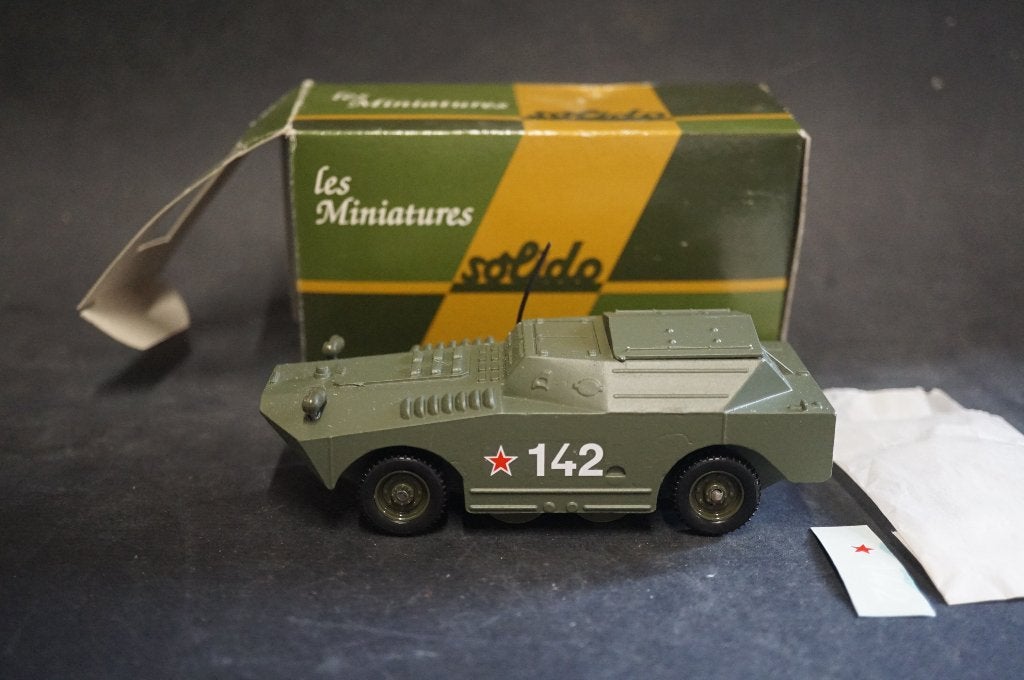 Solido BTR 40 pantserwagen - 1/50 - TOP, Ophalen of Verzenden, Zo goed als nieuw, Bus of Vrachtwagen, Overige merken