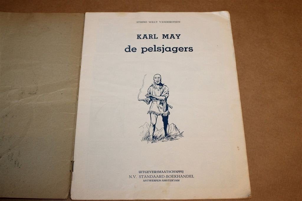 De Pelsjagers — Karl May 4, Vandersteen Strip 1963, Eén stripboek, Ophalen of Verzenden, Gelezen