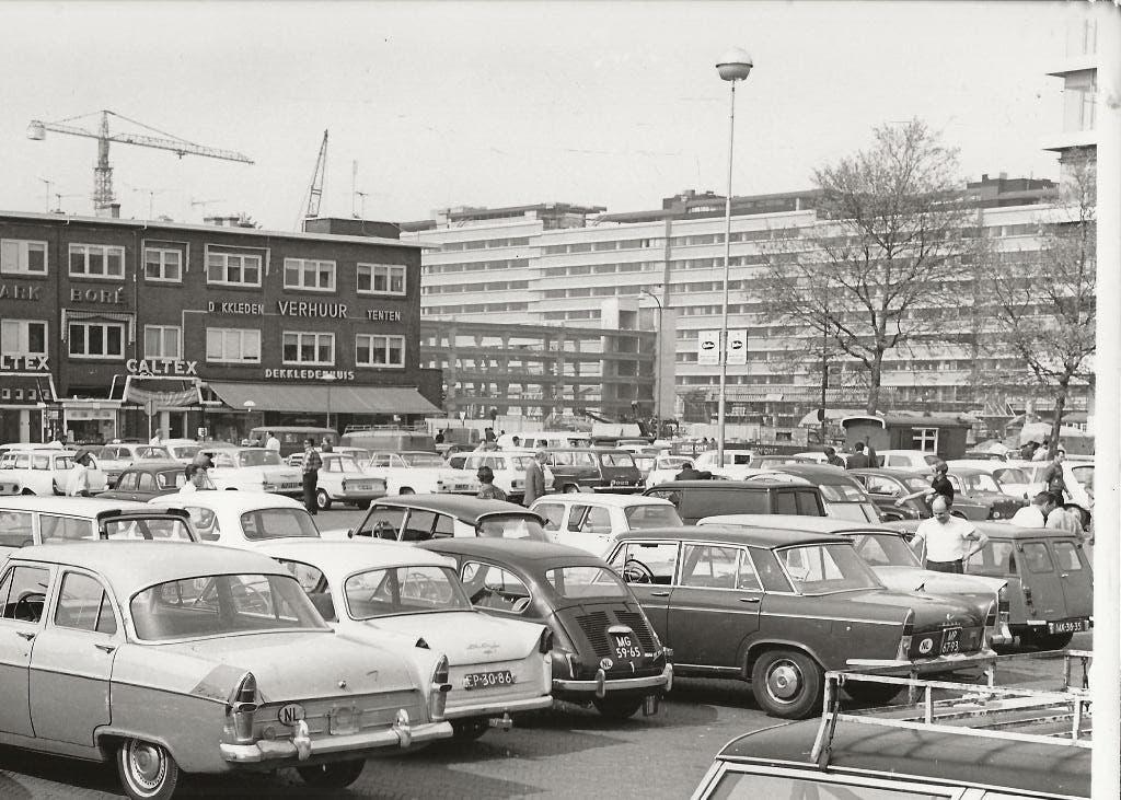 Utrecht Autopark Boree reclame Caltex, Verzamelen, Ophalen of Verzenden, 1940 tot 1960, Ongelopen, Utrecht