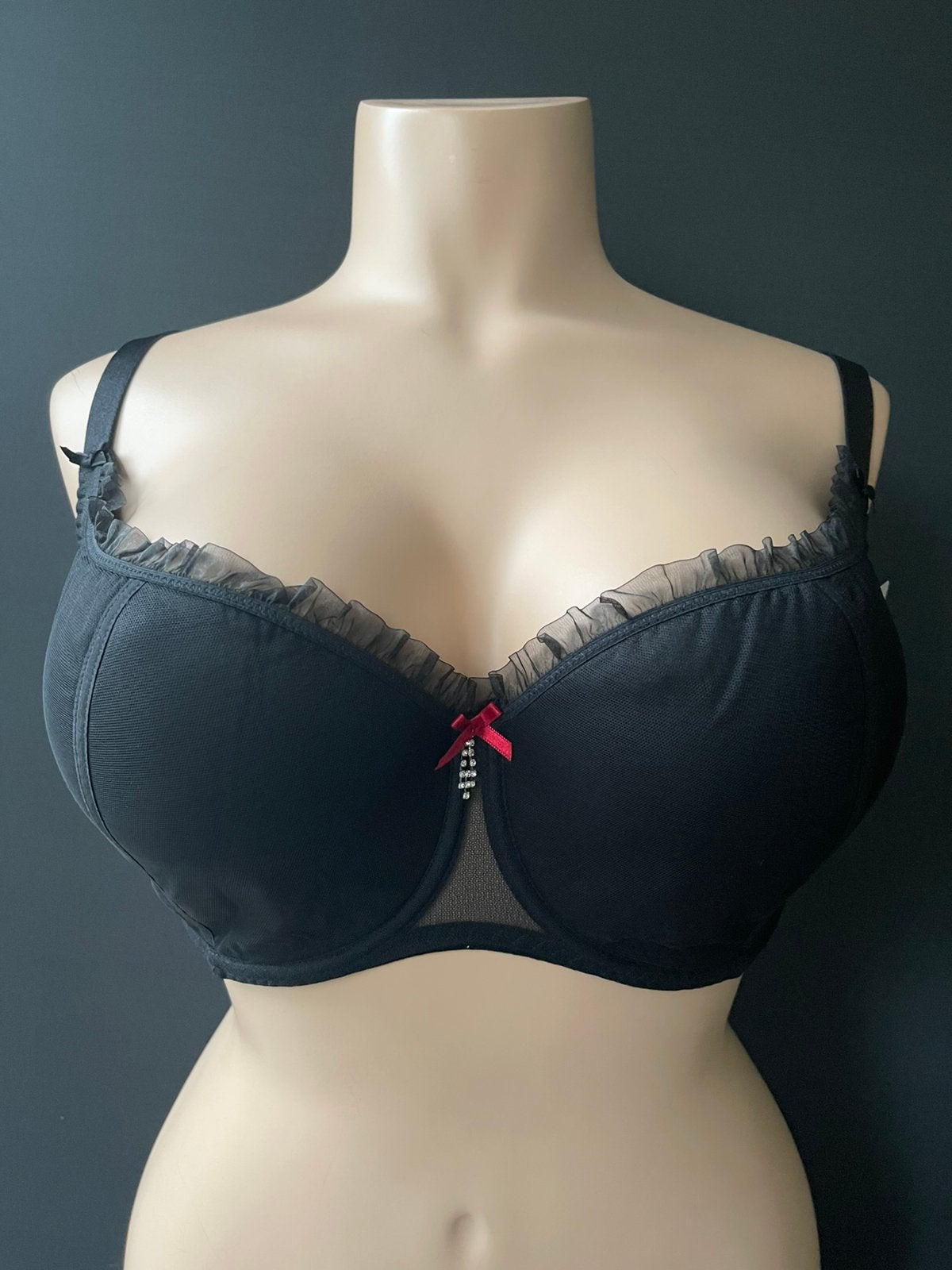 Ulla dessous balconet bh Maat 85i Model 8129 Kleur zwart, Verzenden, Zwart, BH