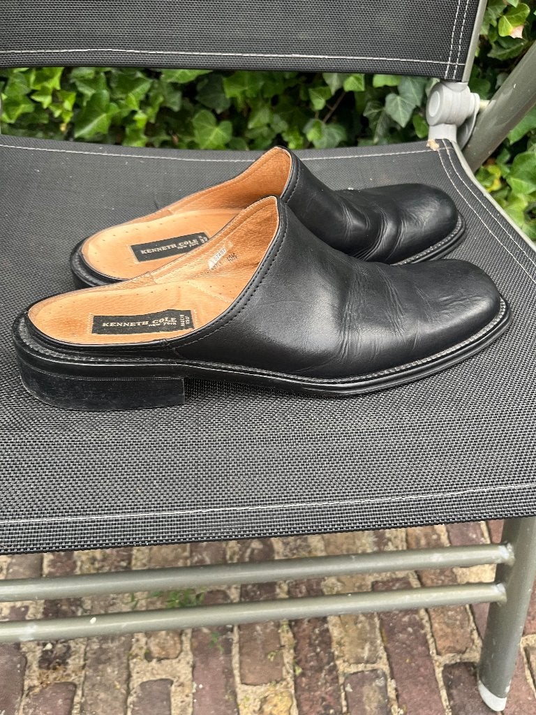 Kenneth Cole Mules 45 zgan, Kleding | Heren, Schoenen, Ophalen of Verzenden, Zo goed als nieuw, Zwart, Loafers