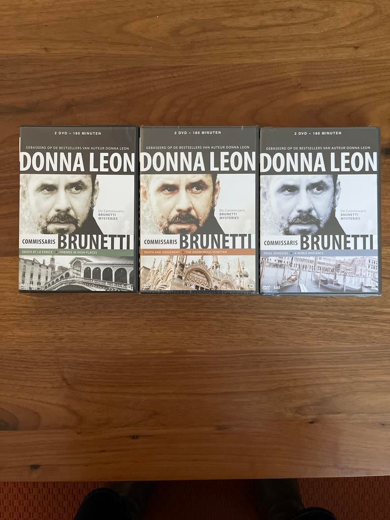 Commissaris Brunetti DVD Collectie - Donna Leon, Gebruikt, Boxset, Ophalen of Verzenden, Vanaf 12 jaar
