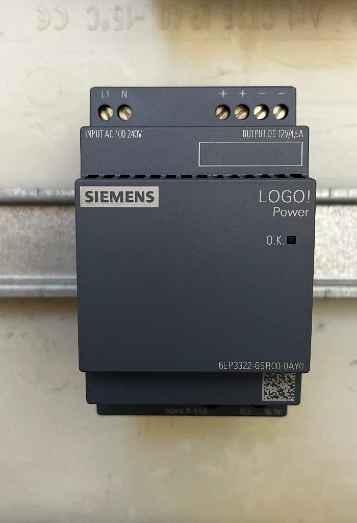 Siemens Logo voeding 12V/4,5A, Hobby en Vrije tijd, Elektronica-componenten, Ophalen of Verzenden, Nieuw