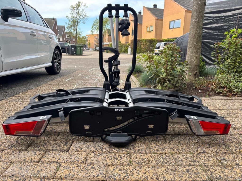 Thule EasyFold XT 3 (934) – Nieuwstaat + hoes – 2024, Ophalen, 3 fietsen of meer, Brede banden, Zo goed als nieuw