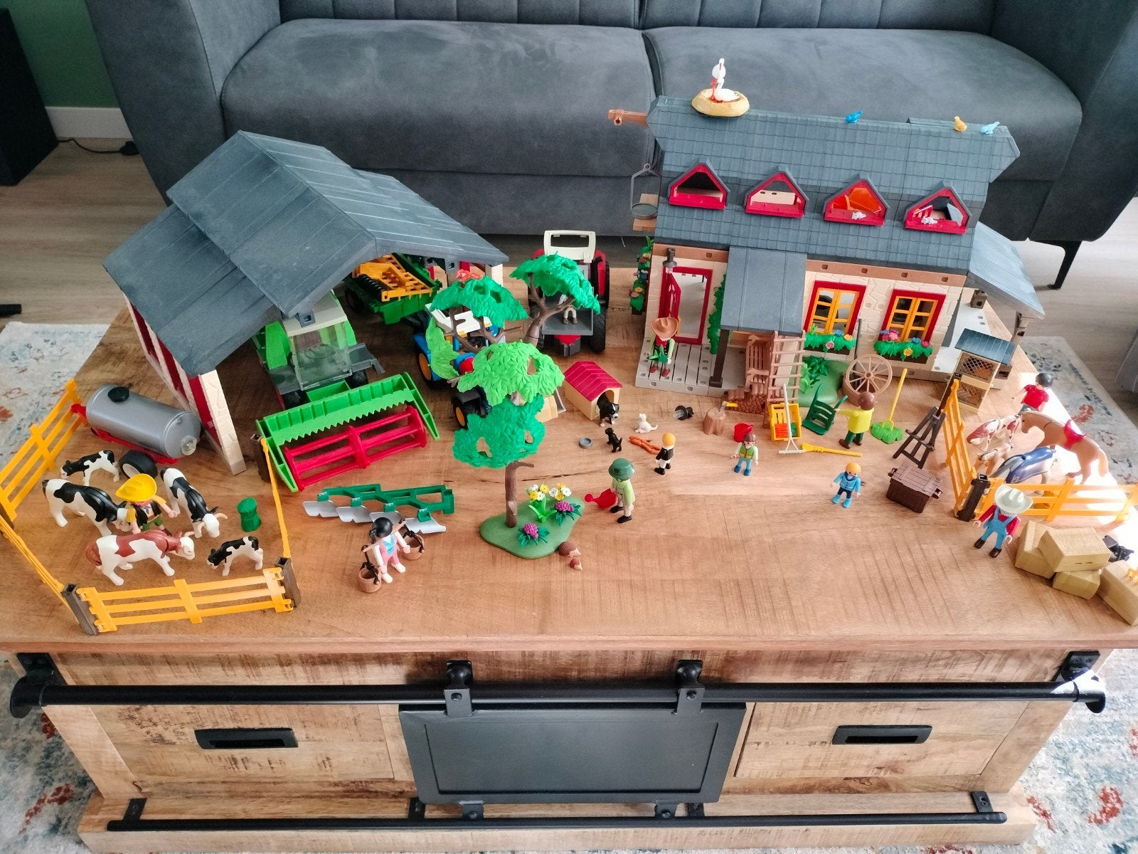 Playmobil Boerderij, Kinderen en Baby's, Ophalen, Gebruikt, Complete set