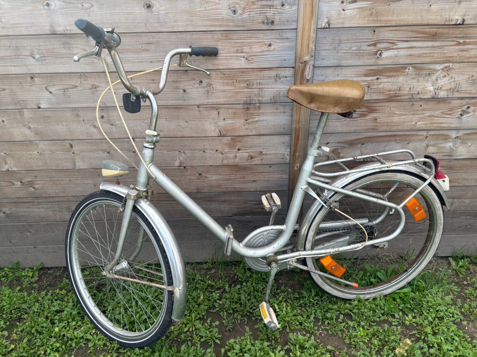 Vintage plooifiets vouwfiets in rijdende staat, Ophalen, Gebruikt, Velgrem, Minder dan 14 inch