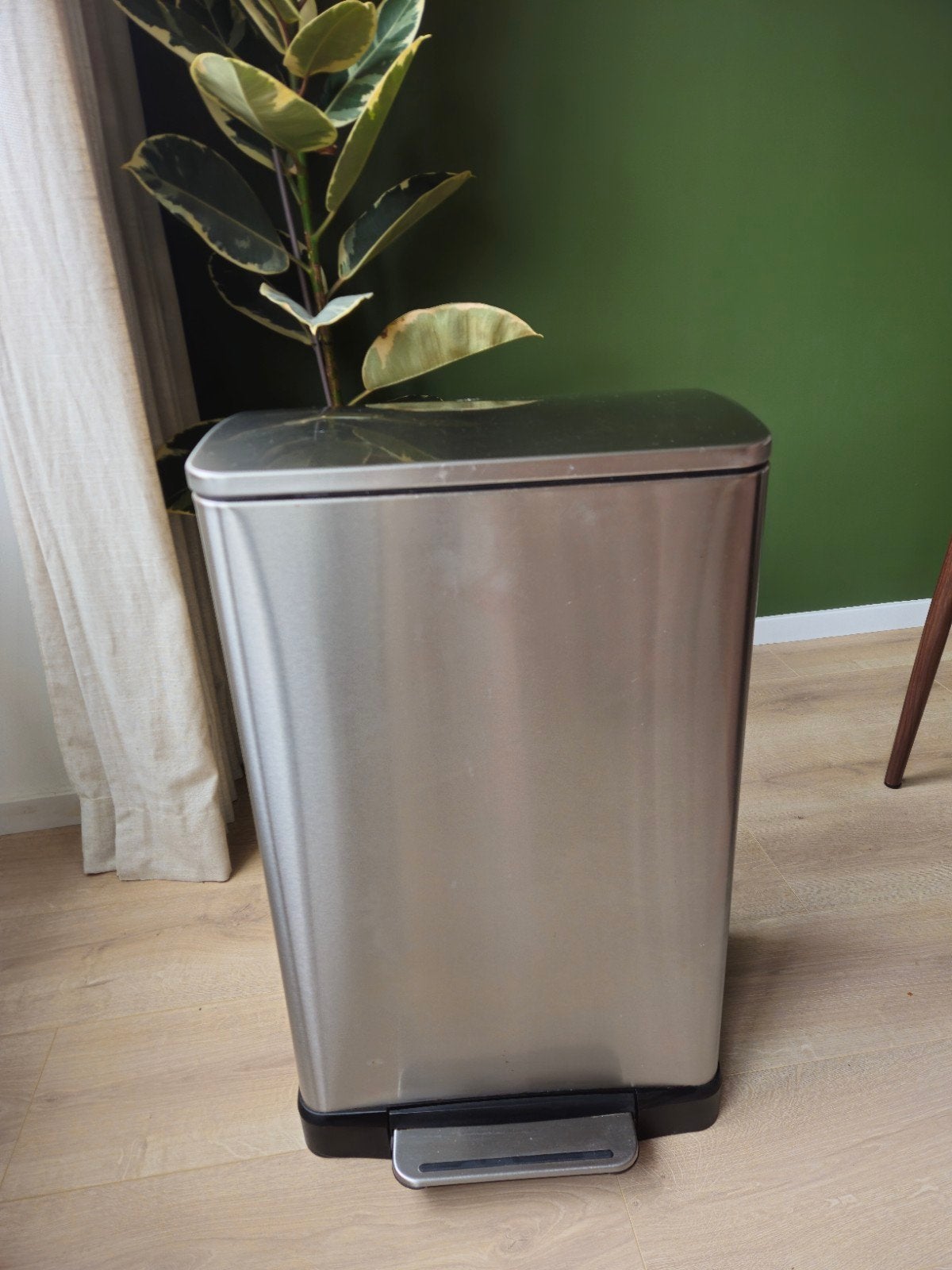EKO Pedaalemmer/Prullenbak RVS 40L - Gebruikt | Pedal bin, Ophalen, 50 – 75, Gebruikt, Met pedaal