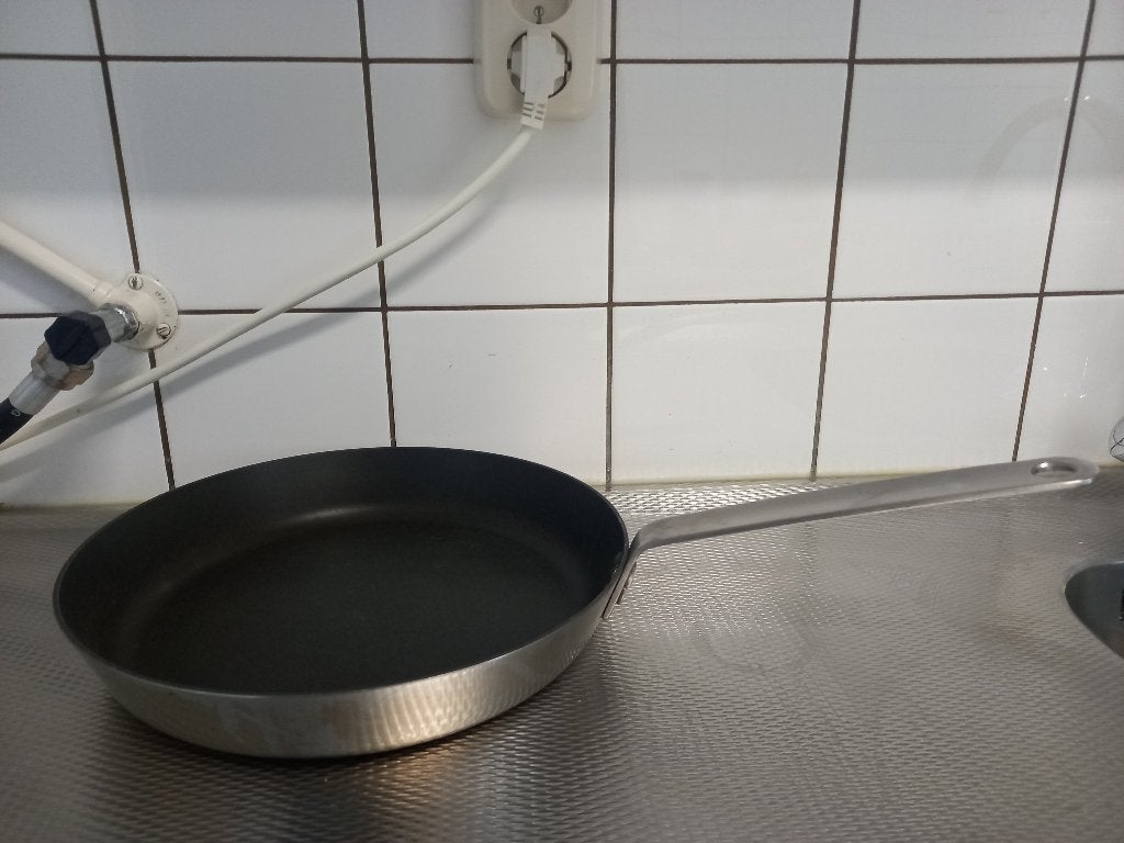 Ikea koekenpan, Ophalen of Verzenden, Zo goed als nieuw, Rvs, Koekenpan of Braadpan