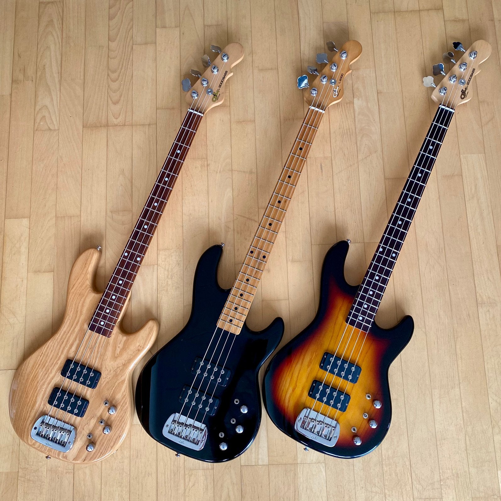 Three G&L Tribute L-2000 basses for sale – Lightweight!, Ophalen of Verzenden, Zo goed als nieuw