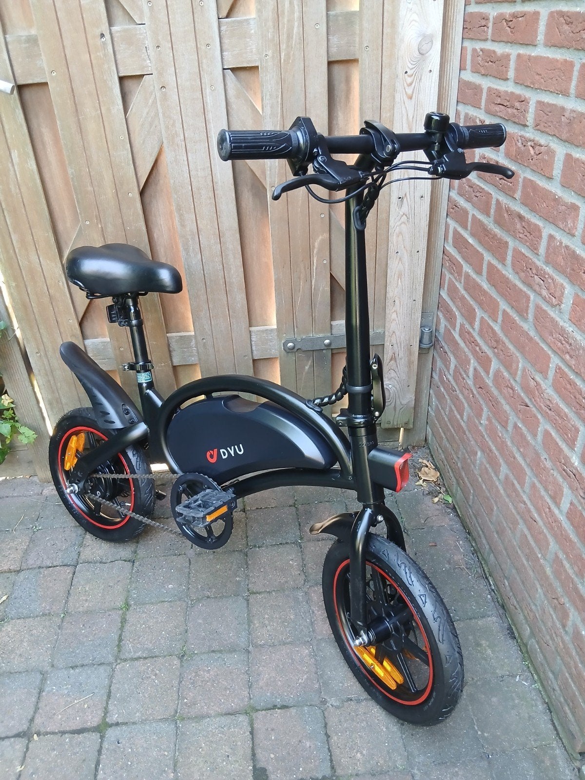 DYU elektrische vouwfiets E-bike, Ophalen