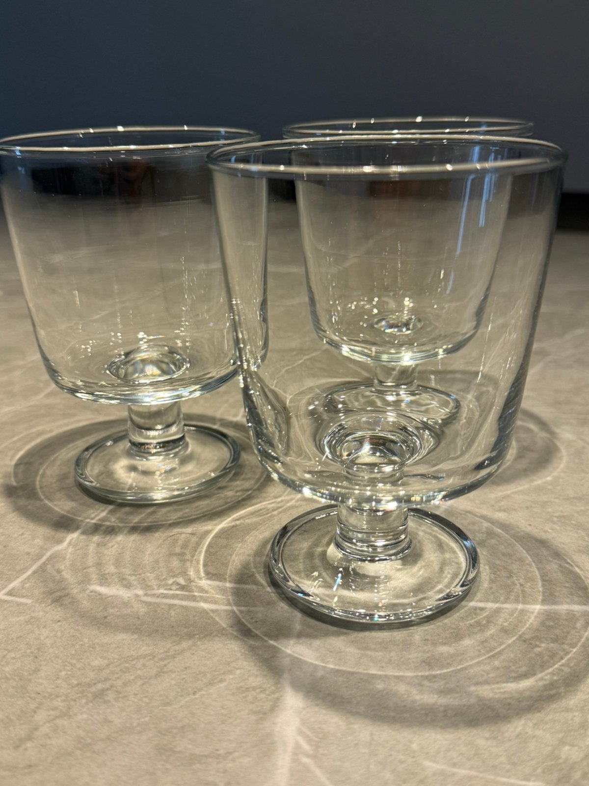 Set van 12 IKEA 365+ glazen op voet (30 cl) - zgan, Ophalen, Zo goed als nieuw, Overige typen